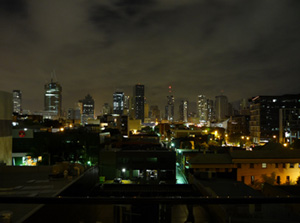 Brisbane CBD during earth hour
